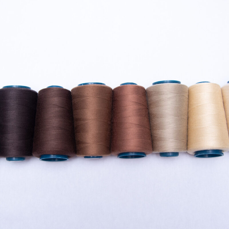 cotton thread for hair extensions in a variety of colors