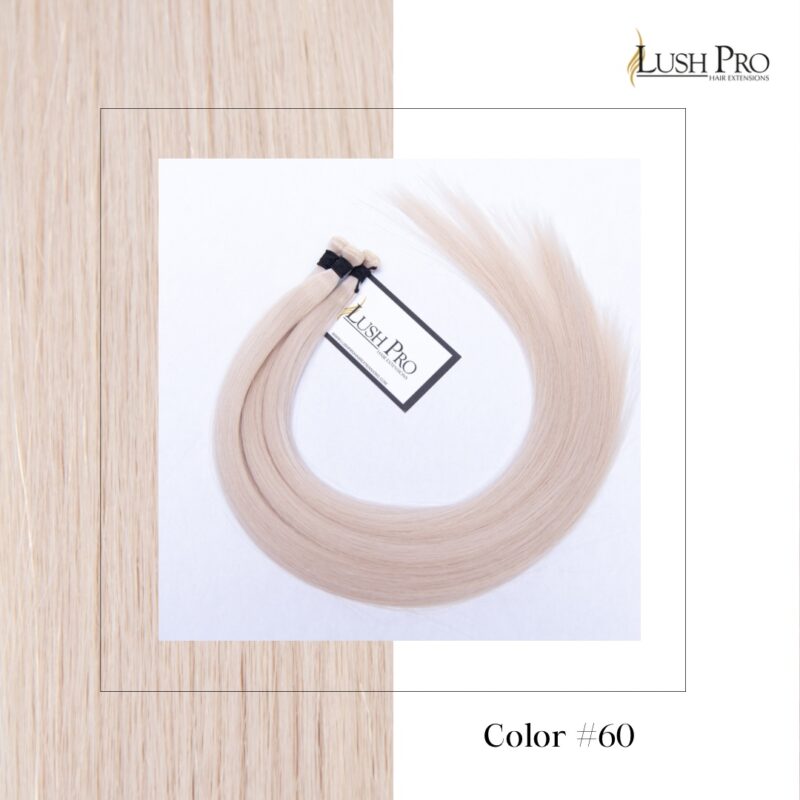 Lush Pro genius micro weft hair extensions color #60