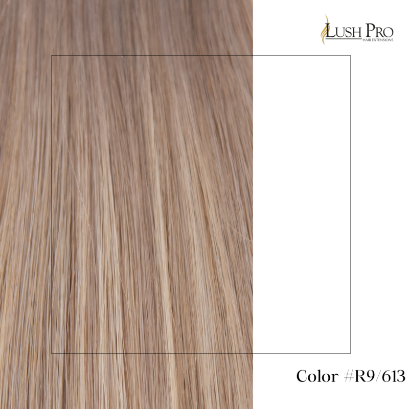 Lush Pro I Tip hair extensions color #R9-613